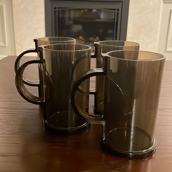 Dansk Denmark Other - Mid Century Modern Acrylic Cup/Mug Set Designed by Gunnar Cyren Set of 4 Dansk
